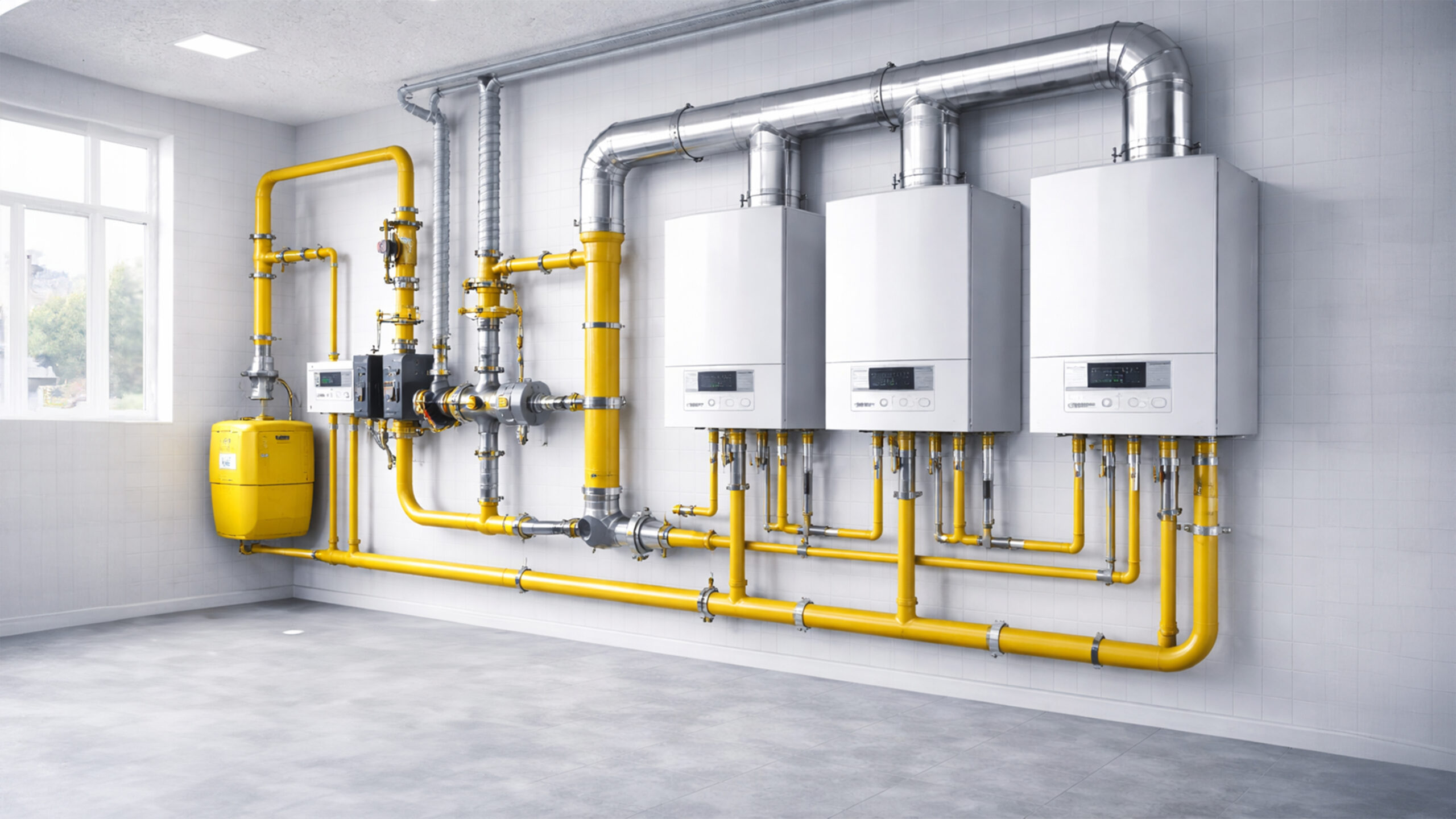 Doğalgaz tesisatı, gazın güvenli ve verimli şekilde kullanım noktalarına ulaştırılmasını sağlar. Standartlara uygun uygulamalarla konforlu ve güvenli enerji altyapısı oluşturur.